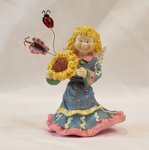 Springtime Angel, Sunflower Ladybug Butterfly - Picture 7 of 7